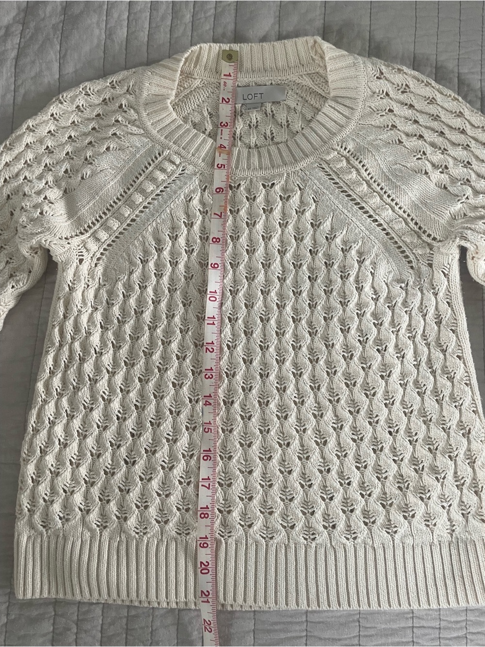 LOFT Knit Crewneck Sweater